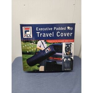 Vintage 90's Fila Executive Golf Club Travel Cover Two Way Zipper New Old Stock